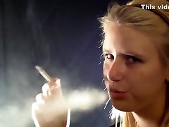 Fabulous amateur Fetish, Smoking diner for chests clip