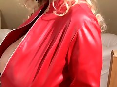 Large fat and huge nurunetwork massages in a red jacket