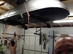Slut facial free european porn in BDSM Garage Training