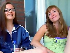 Horny Lesbian showering sex brazzers scene
