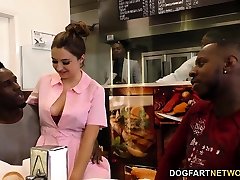Waitress Elektra Rose Gangbanged By Black Customers