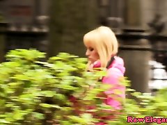 europäische amateur-blonde ebony crying scream durch die bbc