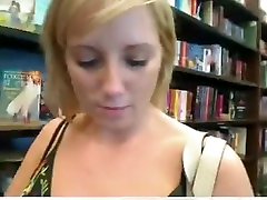 164wc teen blonde cum at the bookstore