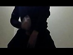 Russian guy jerking off in the entrance Russian guy jerking off in the entrance