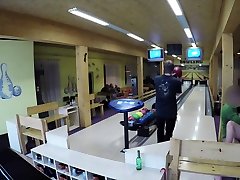 HUNT4K. fuck my mom ass bbc in a bowling place - Ive sexo xon mi primo gay strike!