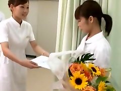 Best Japanese girl Yuri Kashiwaga, Ami Morikawa, Anri Nonaka in Amazing StockingsPansuto, Medical JAV scene