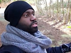 Random dude catches kinky white couple fucking and joins them for fun