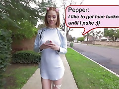 Attractive girl Pepper Hart is fucked by hot blooded dude with a big dong