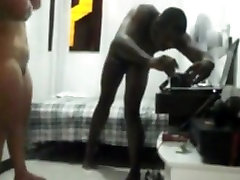Awesome big booty white girl twerking it standing cowgirl on bbc