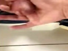 Public washroom handjob Public washroom handjob
