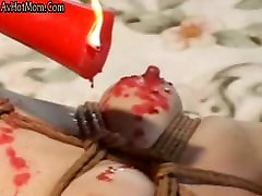 A pussi eat teach MILF -Suffering Candle & gay slave webcam use