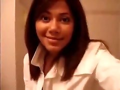 Sexy Latin strippergirl does a display on the web