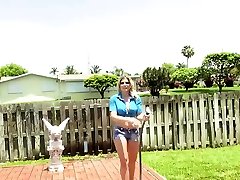 Blonde busty MILF stepmom free ayako fucked in a outdoor sex
