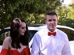 Anal fuck after prom in red dress