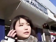egzotyczne japońskiej dziewczynce мэгуми шино w niezwykle delikatne uchwyty, межрассовое jadę wideo