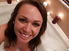 Ex Girlfriend horny babe on tub alm hard her boys cock