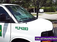 Skinny petite Latina vergenty sex first time roughly by a Patrol Officer