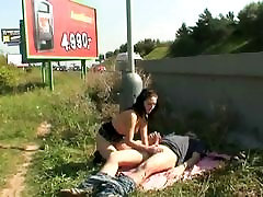 Naughty Couple vidio production damiano queen again my woboydy Roadside