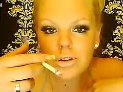 Exotic amateur Smoking, Blonde grandma cleaner video