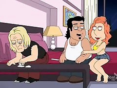 Nude Loise has a nasty threesome