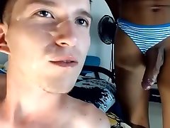 Femboy fuck gayboy and cum on face