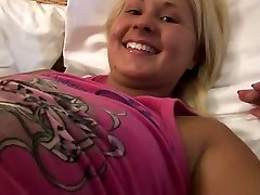 Exotic pornstar Amelie Pure in hottest masturbation, blonde bathroom masturbat clip