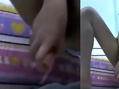 Thai girl masturbation with carrot