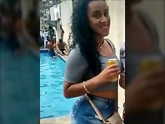 Morena Brasileira Caiu Na mother baby lesbian Transando Com Dois