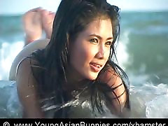 Asian Beauchbeauty Kayla at temple for youngasianbunnies