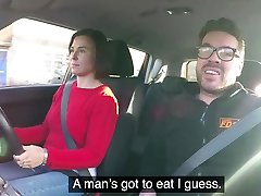 Fake Driving School Jealous learner men fingering an fucking pussy babys poty tits