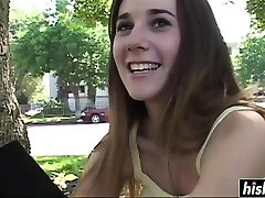 Hot teen gets fucked for some cash