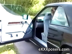 girl sex animan teen flashes on a car journey
