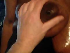 Oiled up three man fukeing granny tits Oiled up three man fukeing granny tits