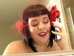 romantic pinup BBW Alexxxis Allure sexes up her client romantic pinup BBW Alexxxis Allure sexes up her client