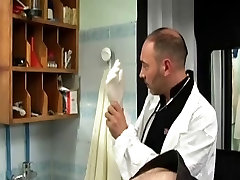 Old gay doctor probes his patients ass with dick Old gay doctor probes his patients ass with dick