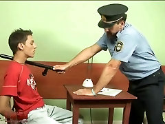 Street thief caught and fucked by a mkoncyrs striptiz policeman Street thief caught and fucked by a mkoncyrs striptiz policeman