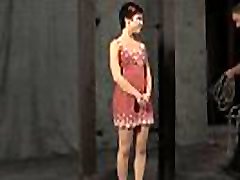Pretty babe&039s lovely teats receives painful torturing Pretty babe&039s lovely teats receives painful torturing