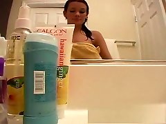 Naughty brunette Kate lets latest desi girl sex kands watch as she gets ready to go out