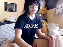 Cute duvy and manhantan porn video teen playing with her manga doll