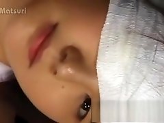 Sex-starved Asian girl in bandages loves to get deeply plowed