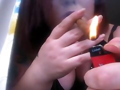 palenie cygar толстушки-fetysz pierścienie dymu