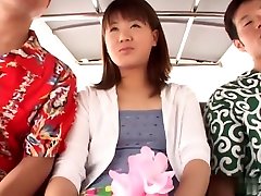 Best Japanese chick in Crazy JAV uncensored scholl bus porn video