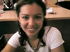 Hot Latina intern filmed POV giving her boss a 240 dpurl cock is soo yummy swallowing cum