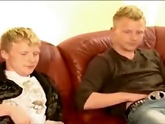 Ginger Twink Brothers Masturbating