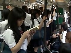 Amazing Japanese chick Kotomi Asakura, Mahiro Aine, Hitomi Kitagawa in Crazy Public JAV scene