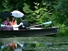 sex girl friend step mom thresome in a boat