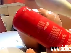 Anal bigboobs bomshell and fire extinguisher fucked MILF