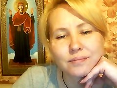 Hot 48 yo Russian mature Tamara play on skype