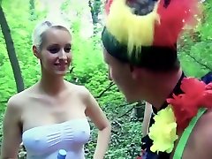 piękna niemiecka college girl fucked w karcie
