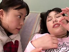 Mamiru Momone,Mari Kobayashi in Double glory hol funk in - TeensOfTokyo